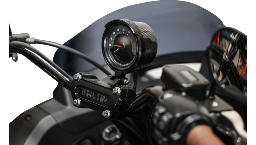 THRASHIN SUPPLY CO.-Softail Gauge Relocation Kit / M8 Softail-Gauge Mount-MetalCore Harley Supply