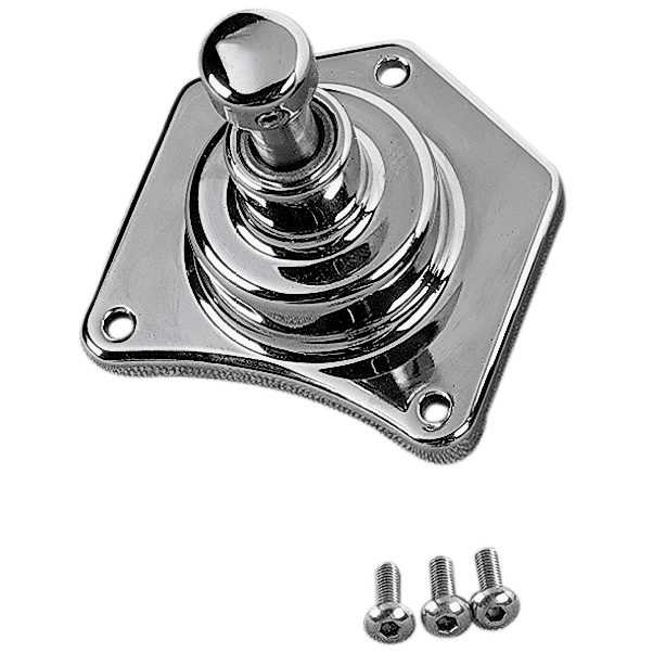 CUSTOM CYCLE ENGINEERING-Solenoid End Cover with Starter Button-Starter Button-MetalCore Harley Supply