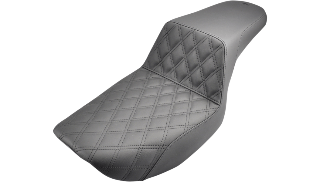 SADDLEMEN-Step Up Seat Lattice Stitch / FXR-Seats-MetalCore Harley Supply