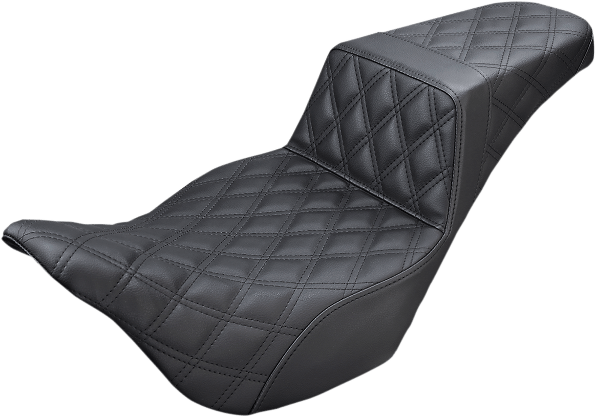 SADDLEMEN-Step-Up Seats ~ Black / '08-'22 Bagger-Seats-MetalCore Harley Supply
