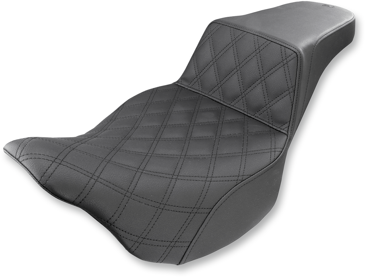 SADDLEMEN-Step-Up Seats ~ Black / '08-'22 Bagger-Seats-MetalCore Harley Supply
