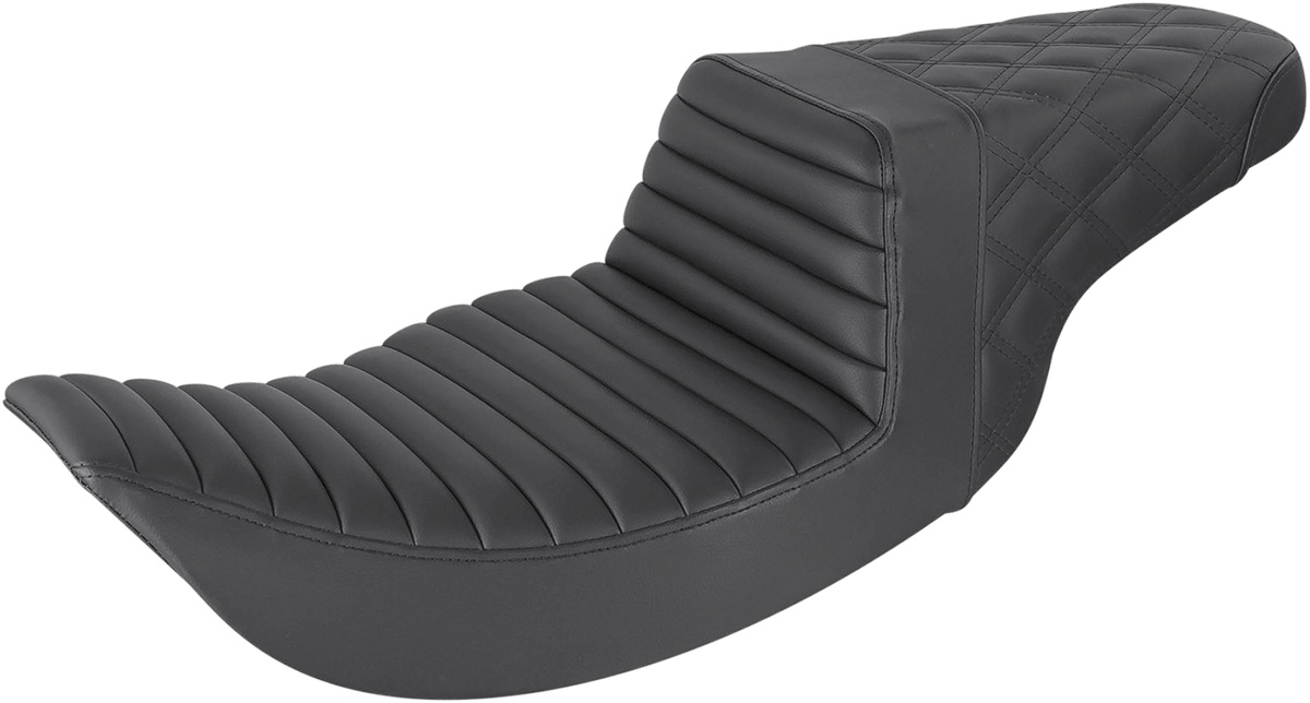 SADDLEMEN-Step-Up Seats ~ Black / '97-'07 Bagger-Seats-MetalCore Harley Supply