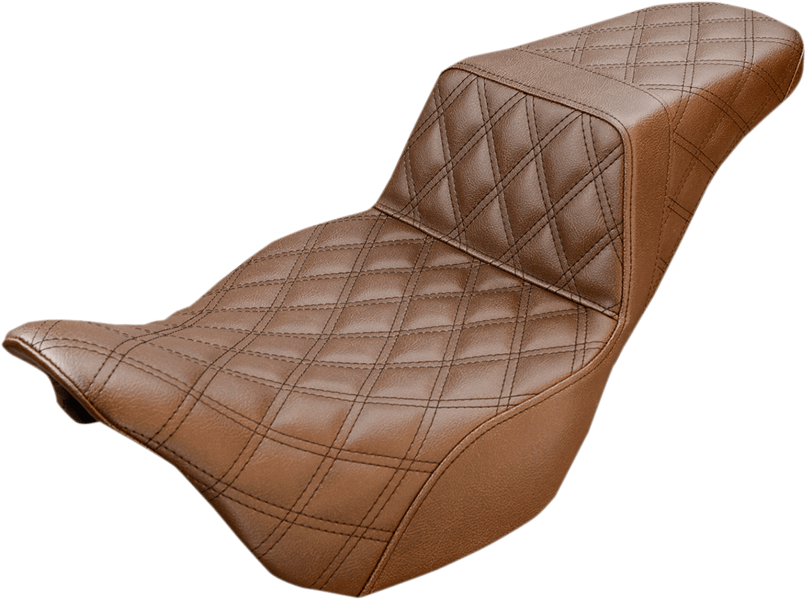 SADDLEMEN-Step-Up Seats ~ Brown / '08-'22 Bagger-Seats-MetalCore Harley Supply