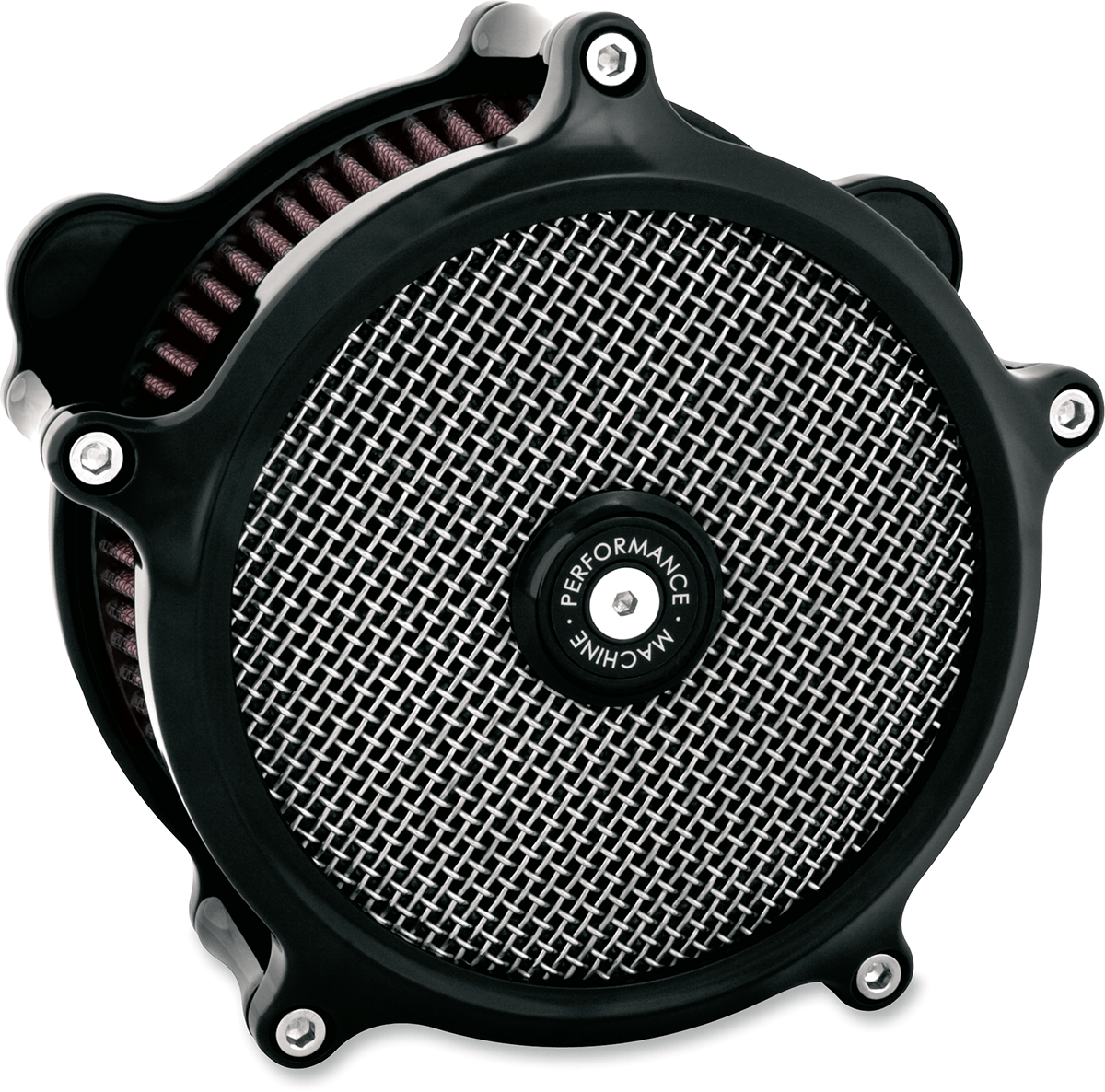 PERFORMANCE MACHINE-Super Gas Air Cleaner / '08-'17 TBW-Air Filter-MetalCore Harley Supply