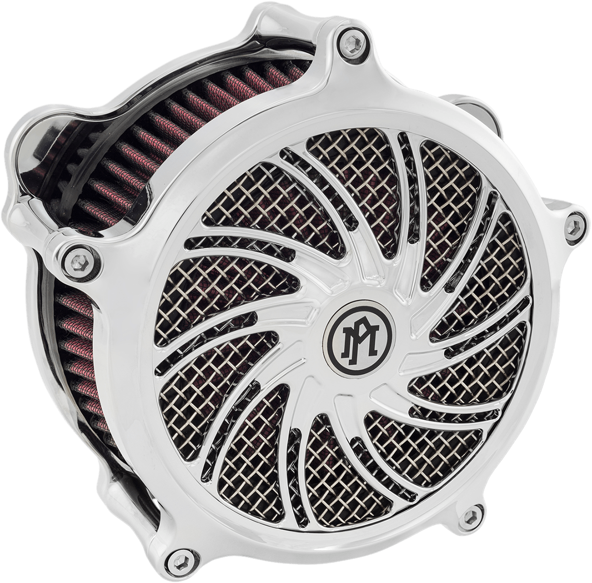 PERFORMANCE MACHINE-Super Gas Universal Faceplates-Air Filter Faceplates-MetalCore Harley Supply
