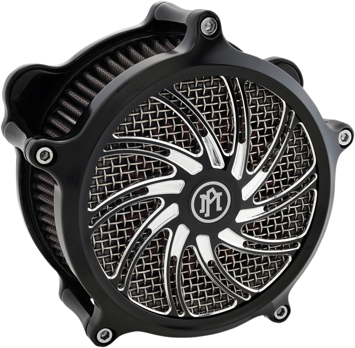 PERFORMANCE MACHINE-Super Gas Universal Faceplates-Air Filter Faceplates-MetalCore Harley Supply