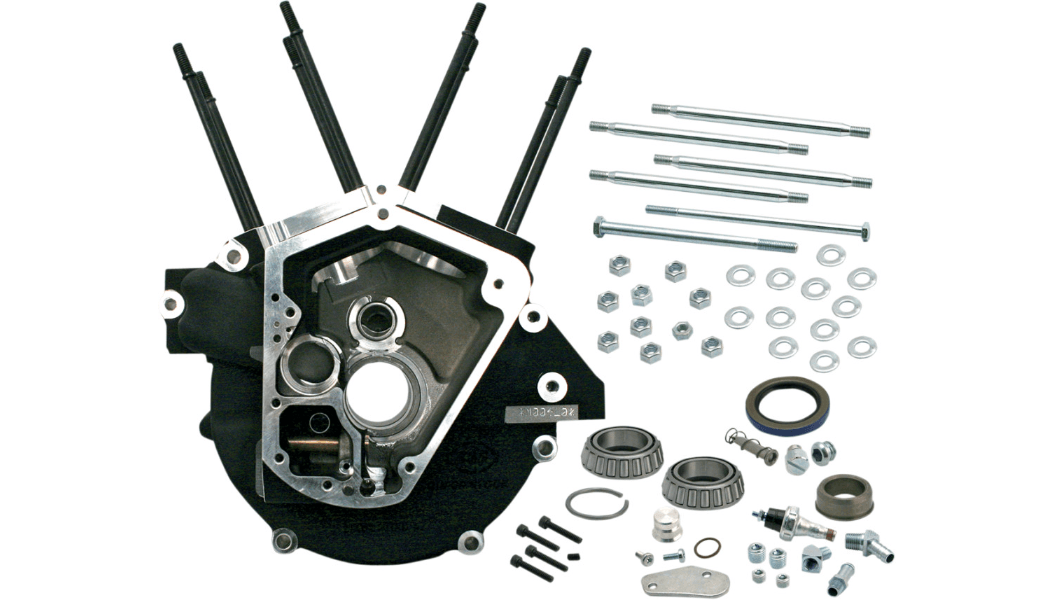 S&S CYCLES-Super Stock Engine Cases / '92-'99 Evo Big Twin-Engine Cases-MetalCore Harley Supply
