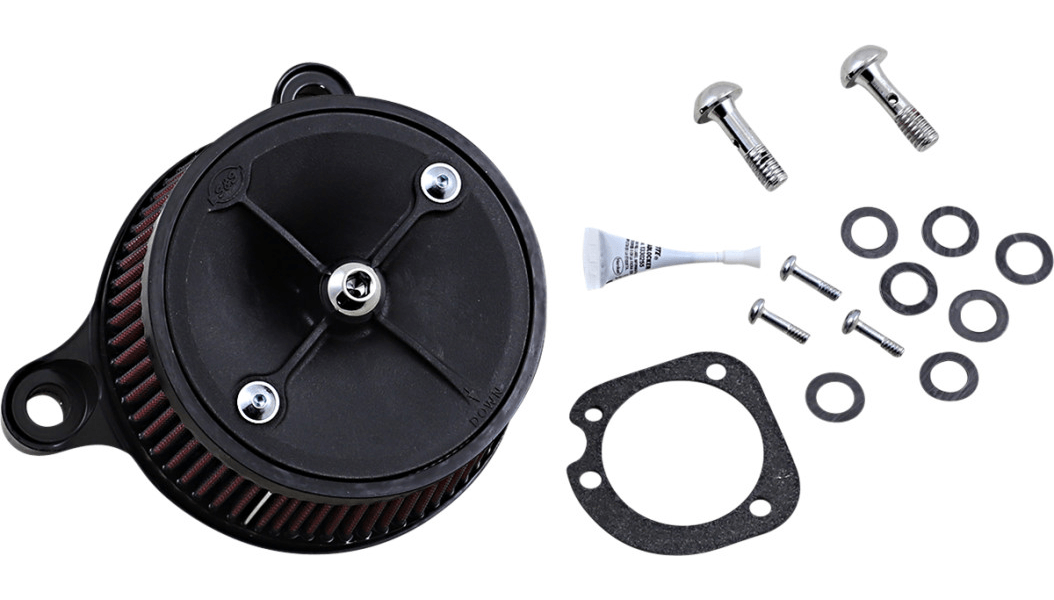 S&S CYCLES-Super Stock Stealth Air Cleaner / '84-'99 Evo Big Twin-Air Filter-MetalCore Harley Supply