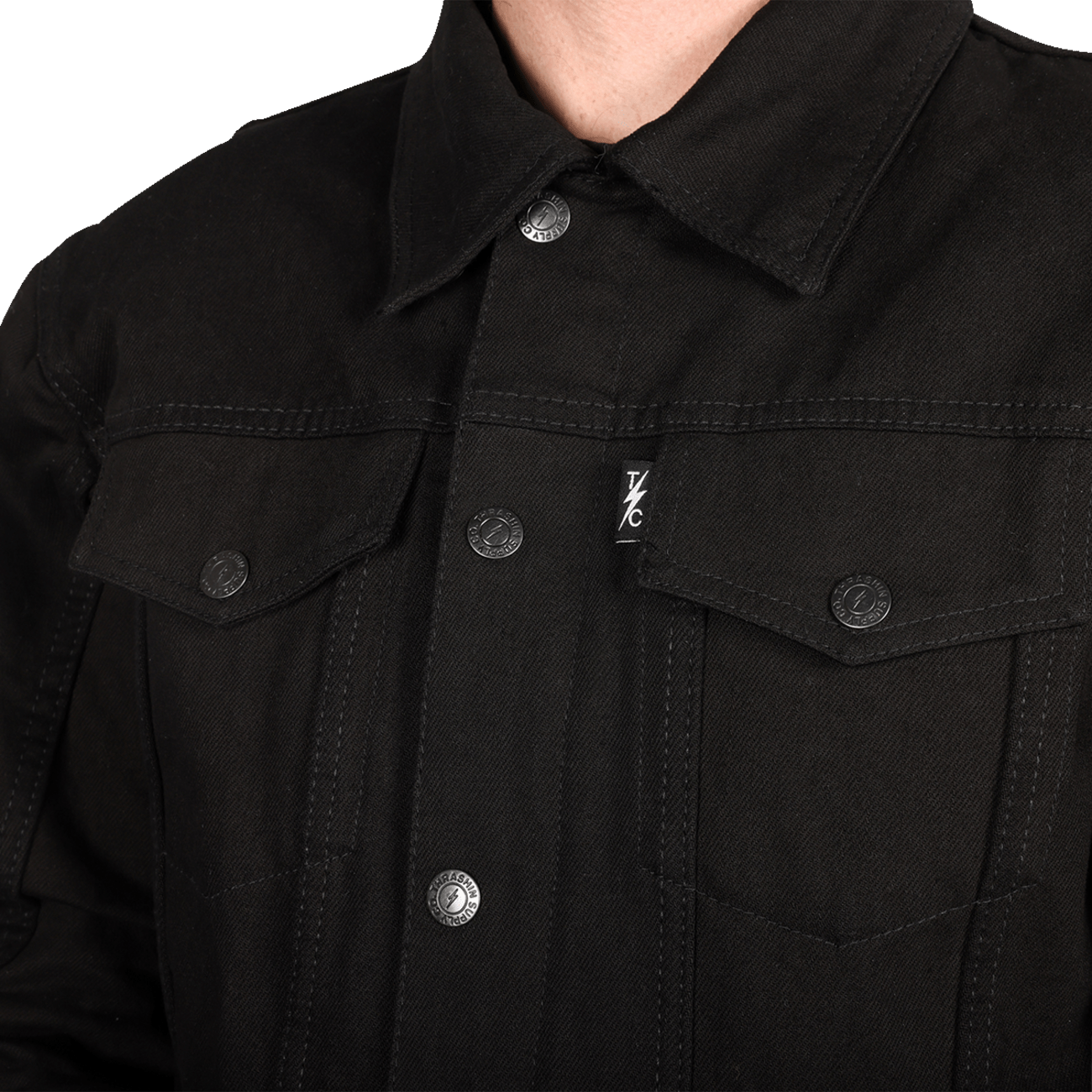 THRASHIN SUPPLY CO.-Highway v2 Denim Riding Jacket-Jacket-MetalCore Harley Supply