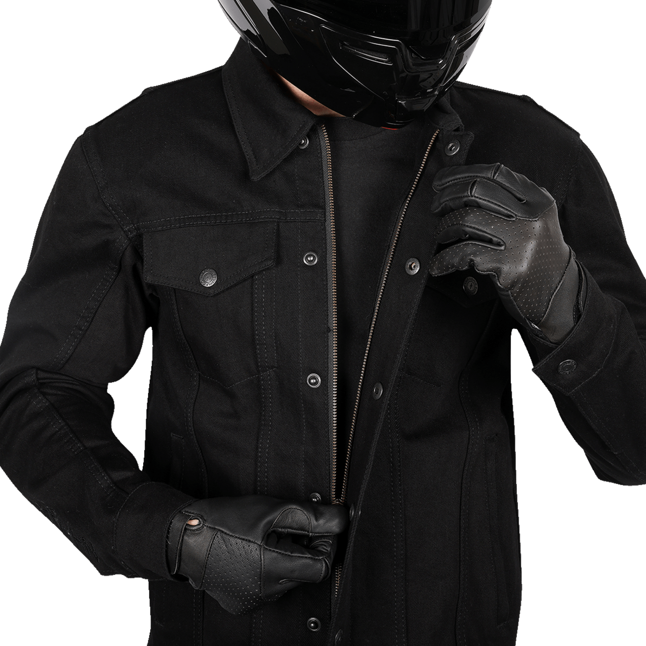 THRASHIN SUPPLY CO.-Highway v2 Denim Riding Jacket-Jacket-MetalCore Harley Supply
