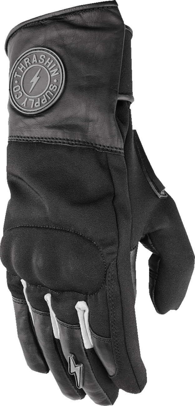 THRASHIN SUPPLY CO.-Mission Waterproof Black Gloves-Gloves-MetalCore Harley Supply