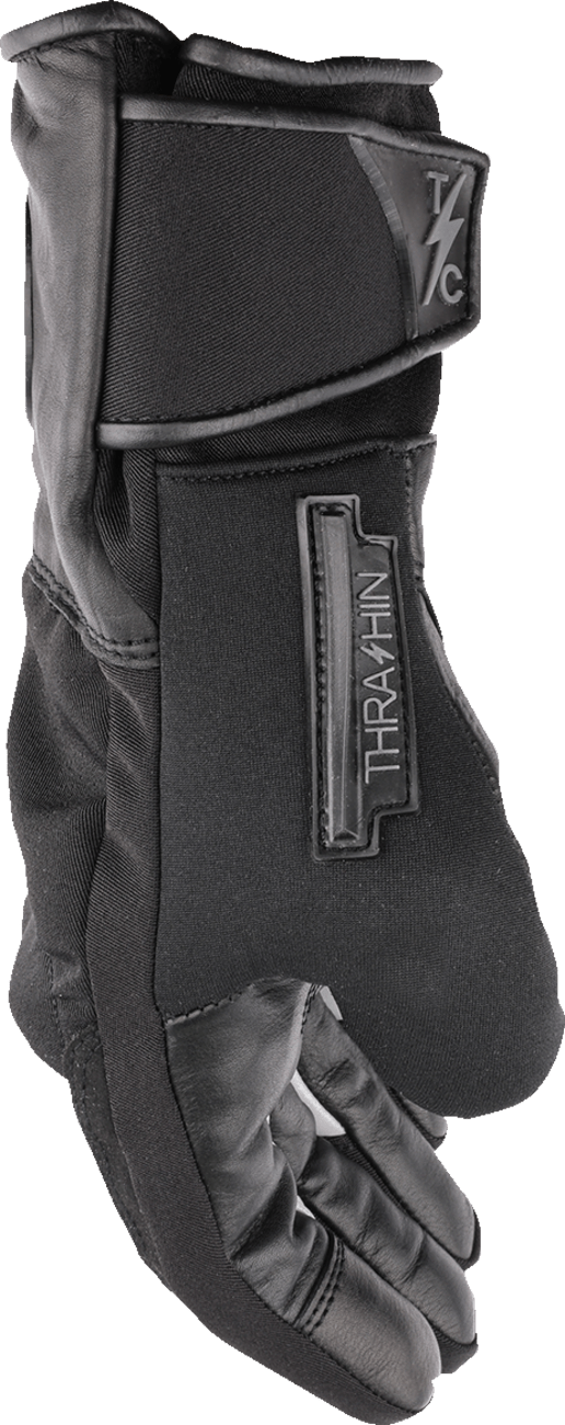 THRASHIN SUPPLY CO.-Mission Waterproof Black Gloves-Gloves-MetalCore Harley Supply