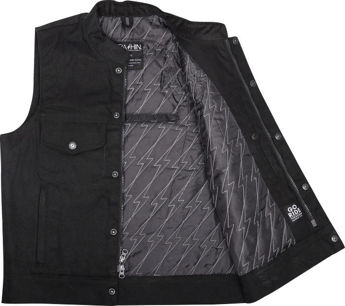 THRASHIN SUPPLY CO.-Nightrider v2 Riding Vest-Vest-MetalCore Harley Supply