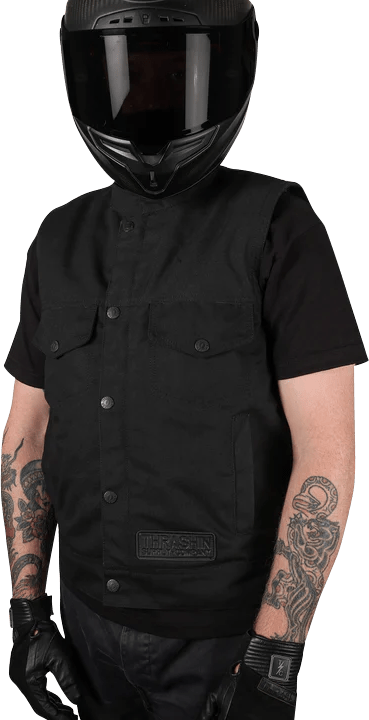 THRASHIN SUPPLY CO.-Nightrider v2 Riding Vest-Vest-MetalCore Harley Supply