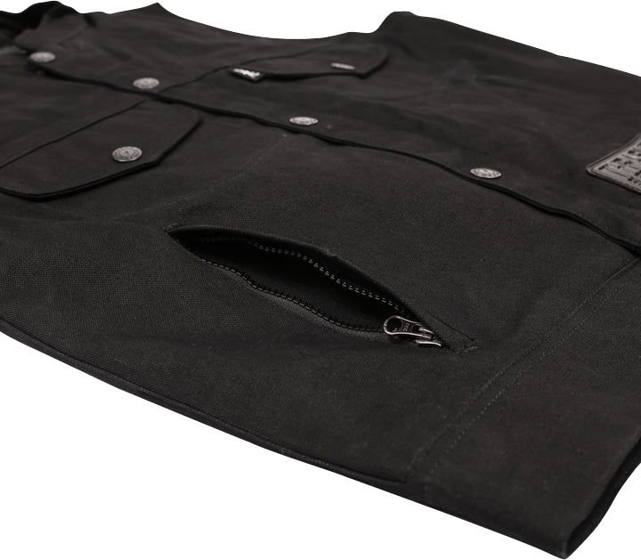 THRASHIN SUPPLY CO.-Nightrider v2 Riding Vest-Vest-MetalCore Harley Supply