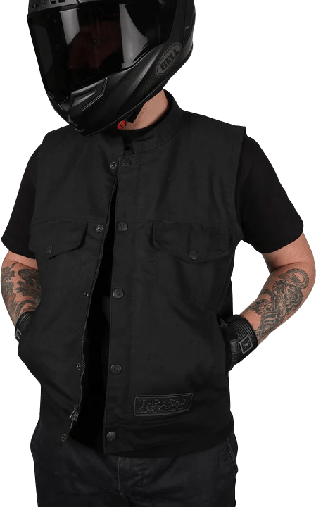 THRASHIN SUPPLY CO.-Nightrider v2 Riding Vest-Vest-MetalCore Harley Supply