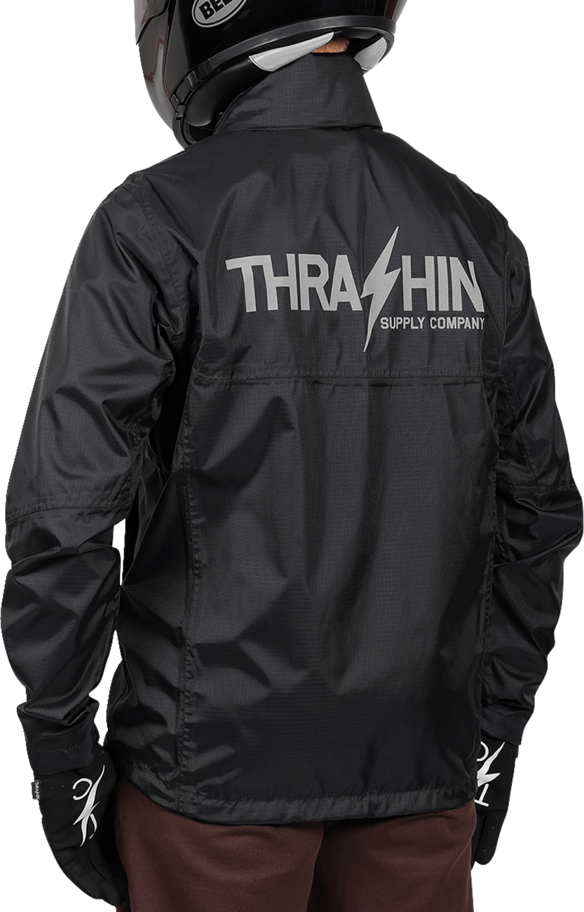 THRASHIN SUPPLY CO.-Waterproof Mission Rain Jacket-Jacket-MetalCore Harley Supply