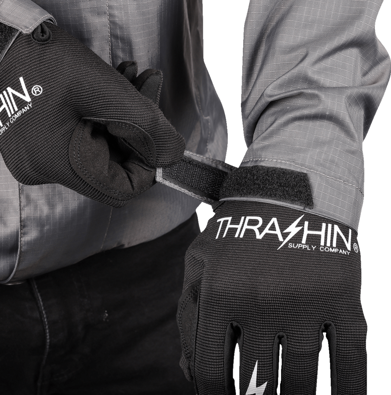THRASHIN SUPPLY CO.-Waterproof Mission Rain Jacket-Jacket-MetalCore Harley Supply