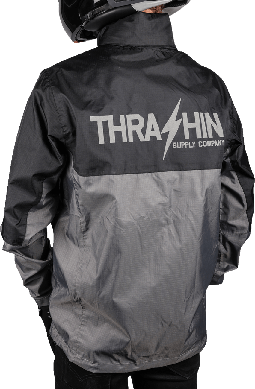 THRASHIN SUPPLY CO.-Waterproof Mission Rain Jacket-Jacket-MetalCore Harley Supply