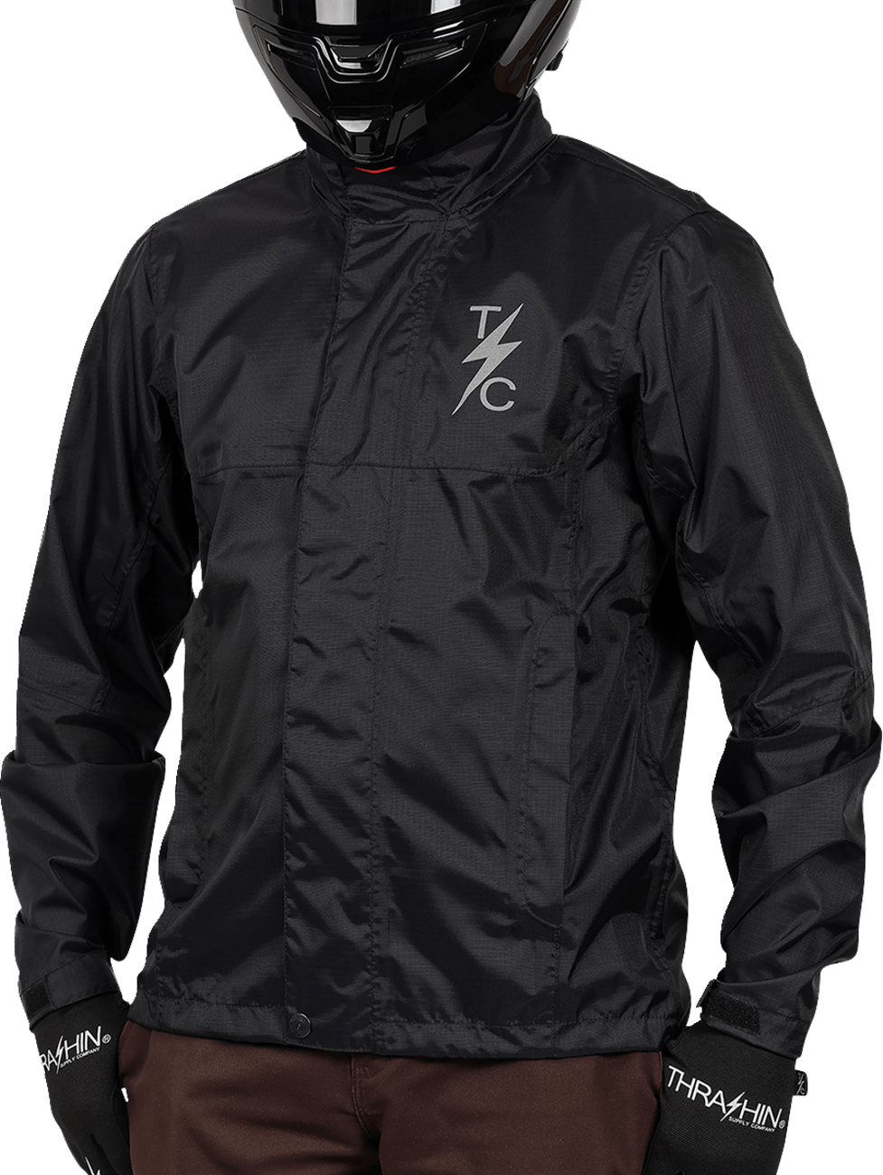THRASHIN SUPPLY CO.-Waterproof Mission Rain Jacket-Jacket-MetalCore Harley Supply