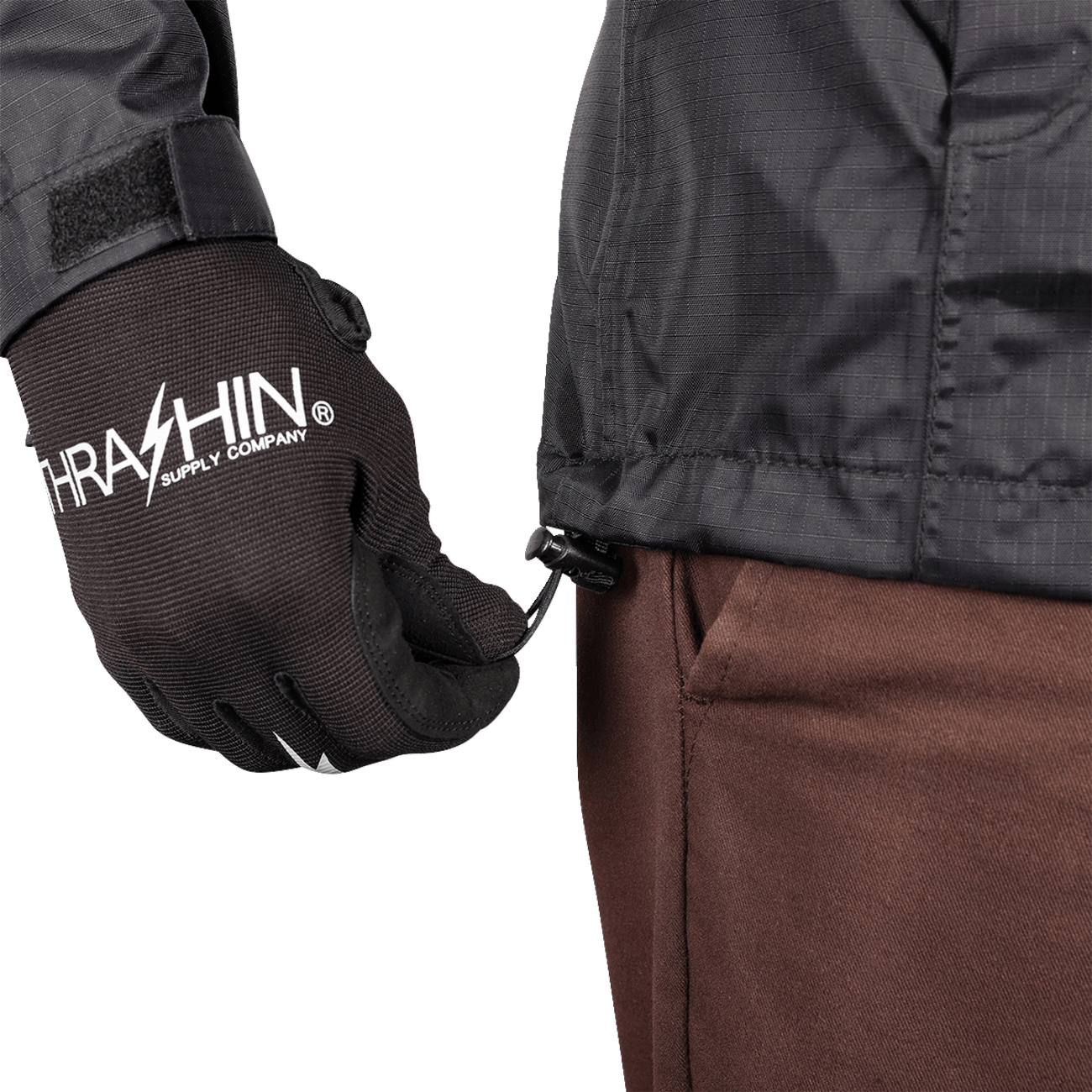 THRASHIN SUPPLY CO.-Waterproof Mission Rain Jacket-Jacket-MetalCore Harley Supply
