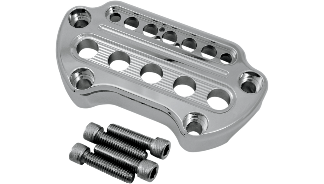 JOKER MACHINE-Top Clamp for Indicator Lights / Dyna - Sportster-Risers-MetalCore Harley Supply
