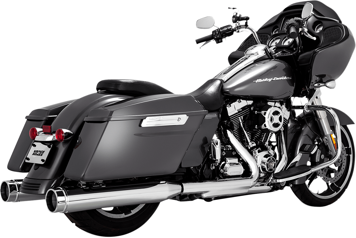 VANCE & HINES-Torquer 450 Slip-On Mufflers / '95-'16 Bagger-Exhaust - Slip Ons-MetalCore Harley Supply