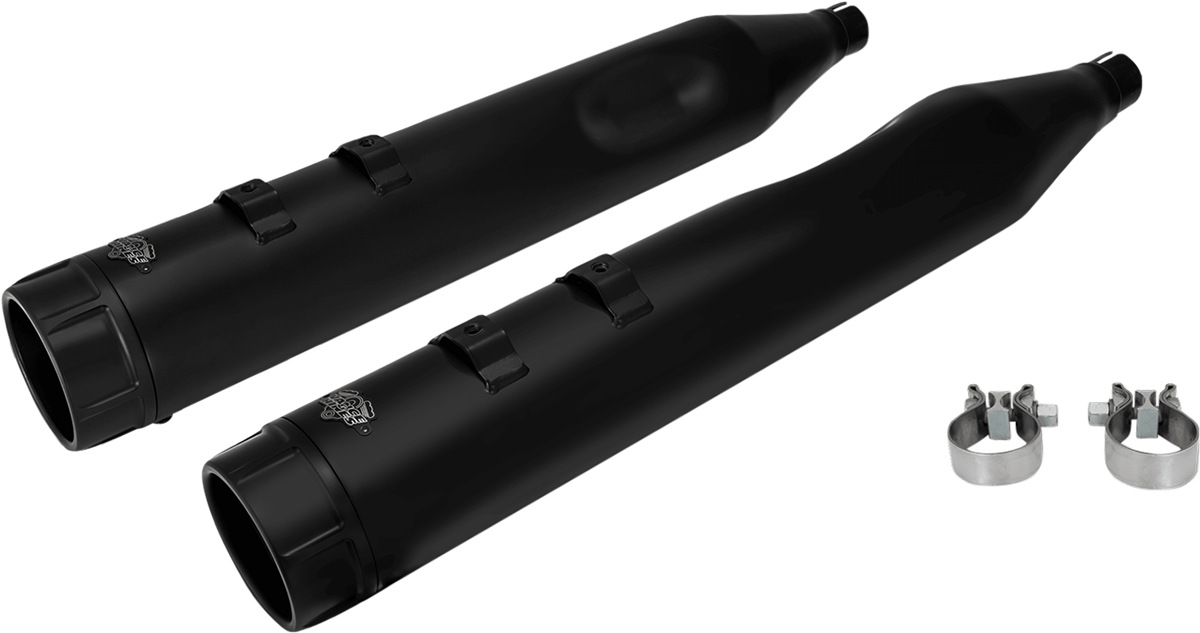 VANCE & HINES-Torquer 450 Slip-On Mufflers / '95-'16 Bagger-Exhaust - Slip Ons-MetalCore Harley Supply