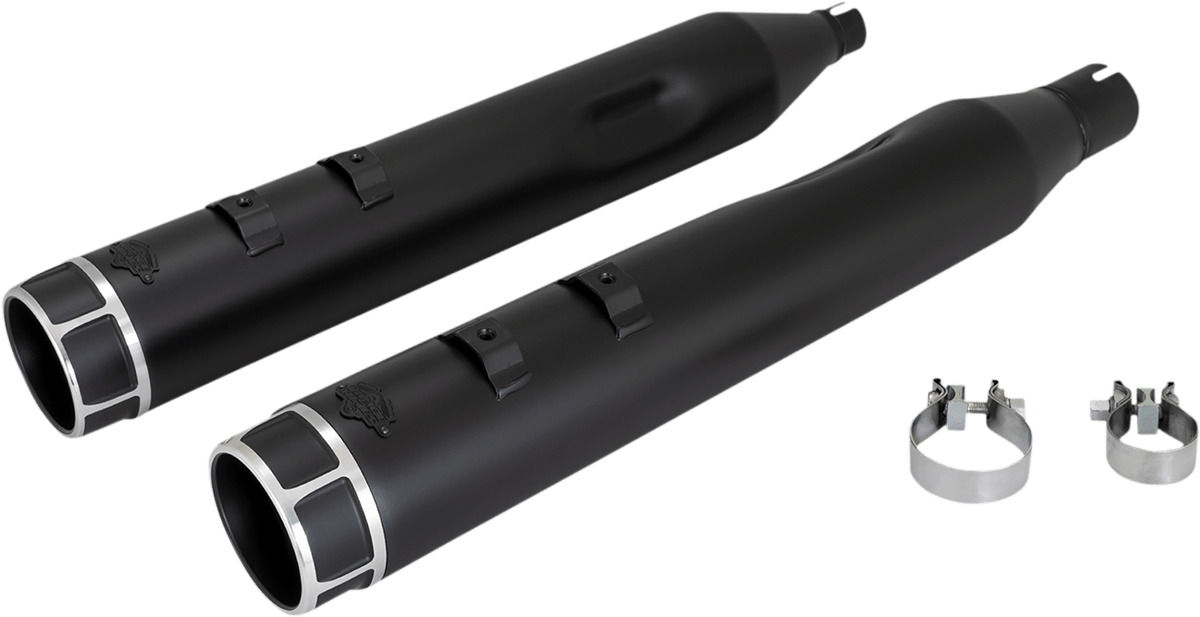 VANCE & HINES-Torquer 450 Slip-On Mufflers / M8 Bagger-Exhaust - Slip Ons-MetalCore Harley Supply