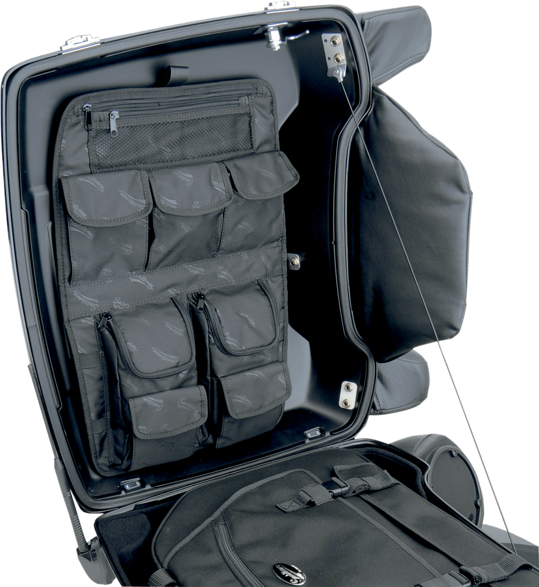 SADDLEMEN-Tour Pack Lid Organizer / '97-'13 Bagger-Lid Bags-MetalCore Harley Supply
