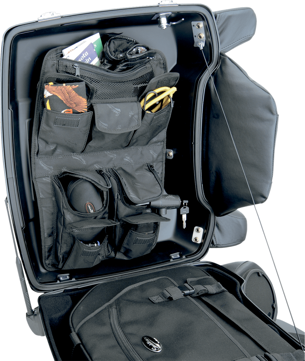 SADDLEMEN-Tour Pack Lid Organizer / '97-'13 Bagger-Lid Bags-MetalCore Harley Supply