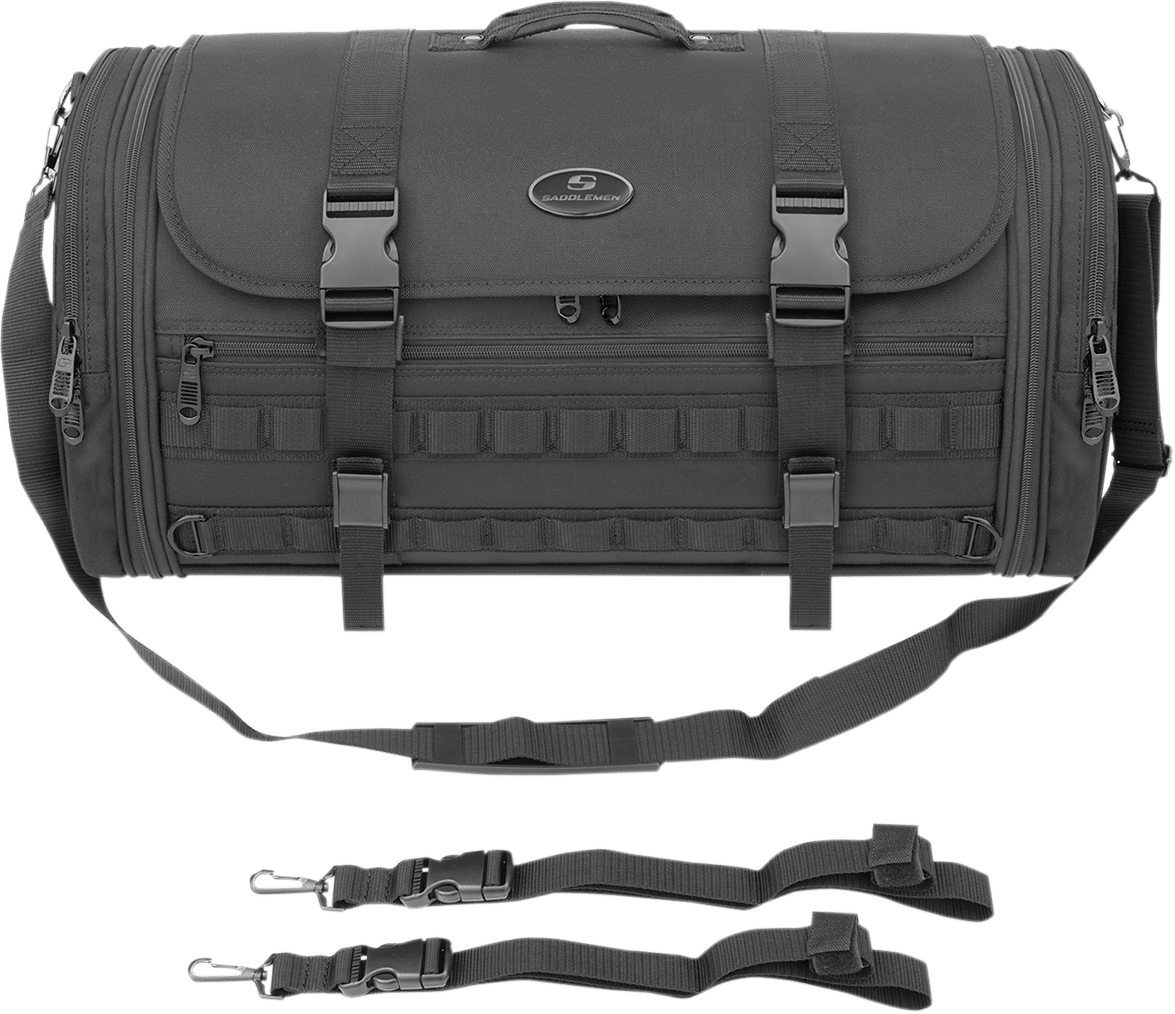 SADDLEMEN-TR3300 Tactical Deluxe Rack Bag-Bags-MetalCore Harley Supply