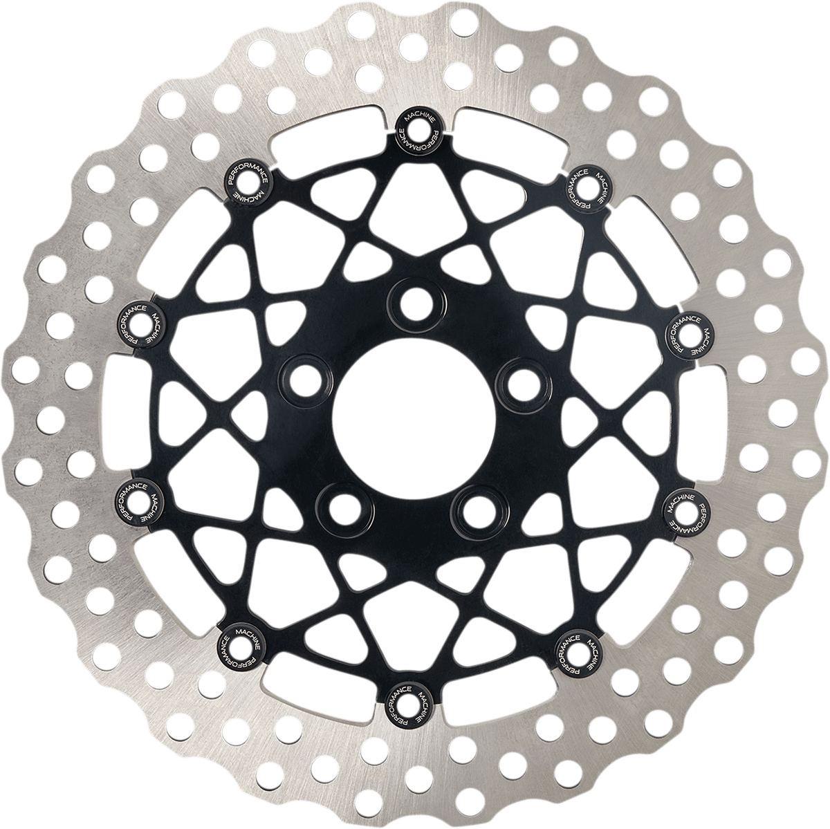 PERFORMANCE MACHINE-Two-Piece Speed Star Brake Rotor / 3.25" Bolt Circle-Rotors-MetalCore Harley Supply