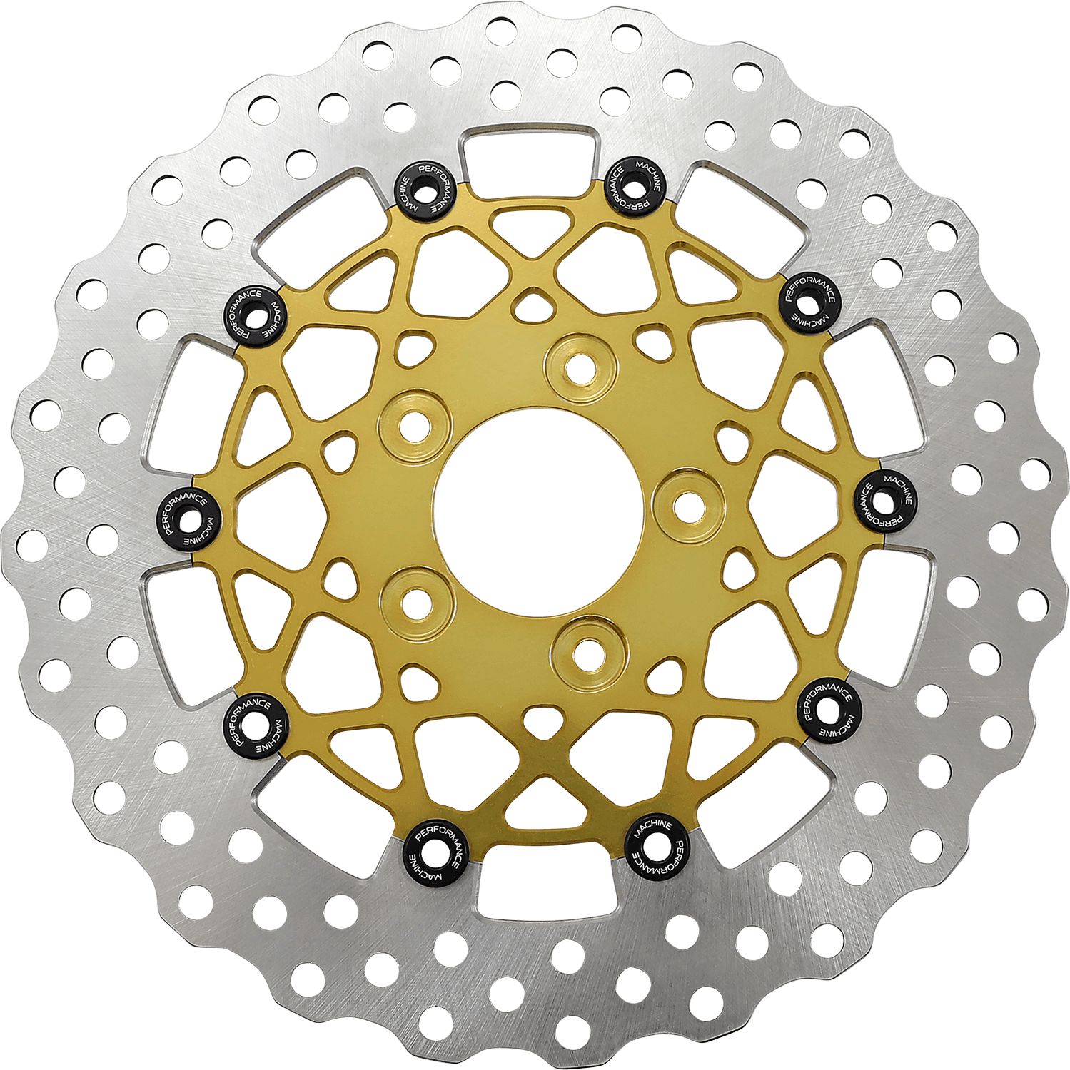 PERFORMANCE MACHINE-Two-Piece Speed Star Brake Rotor / 3.25" Bolt Circle-Rotors-MetalCore Harley Supply