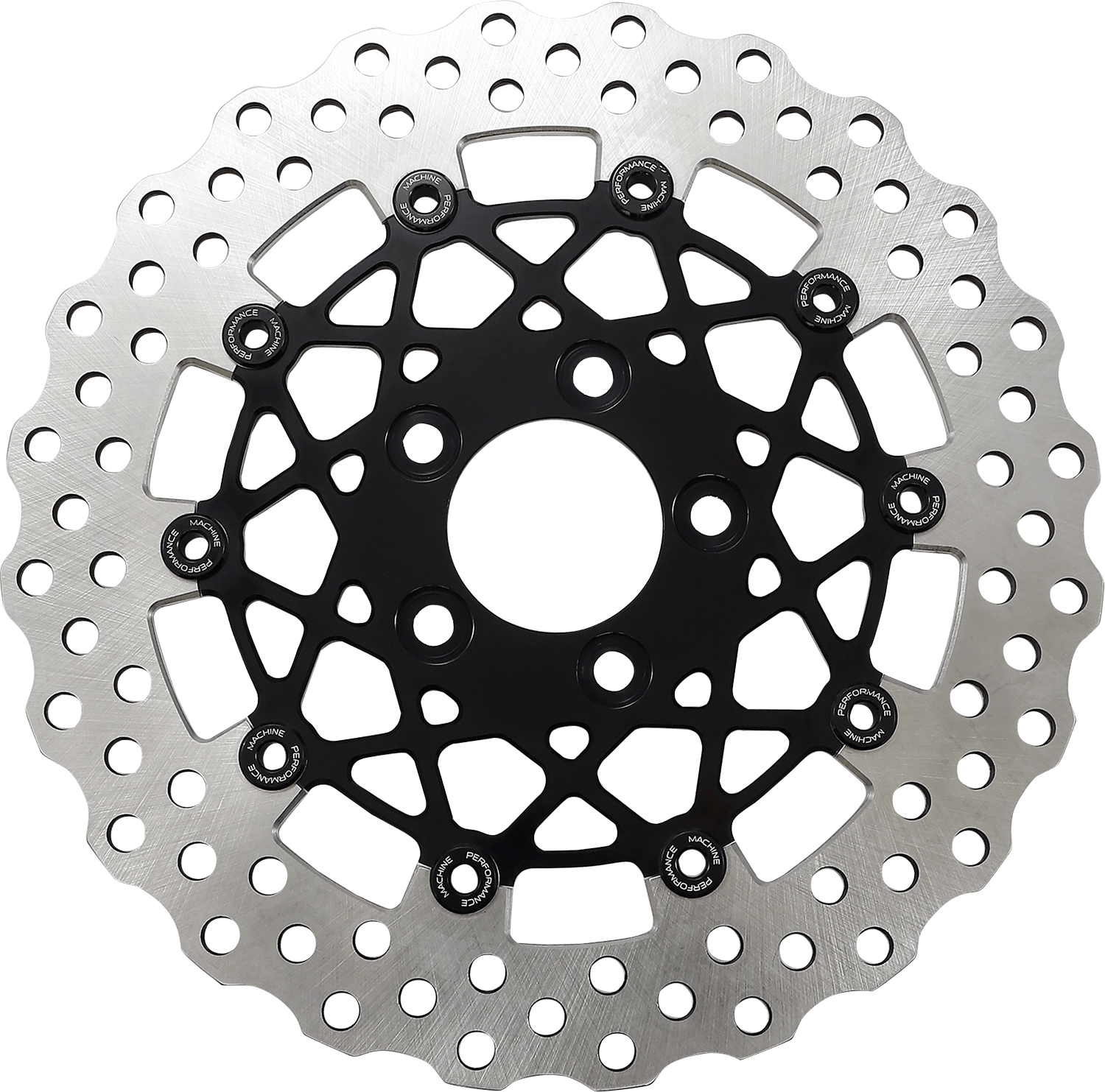 PERFORMANCE MACHINE-Two-Piece Speed Star Brake Rotor / 3.25" Bolt Circle-Rotors-MetalCore Harley Supply