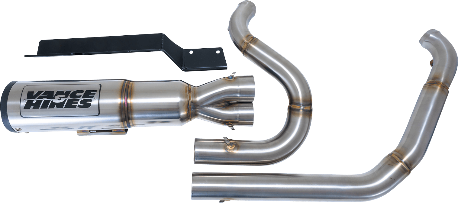 VANCE & HINES-Hi Output Exhaust System / '17-'23 Bagger-Exhaust - 2 into 1-MetalCore Harley Supply