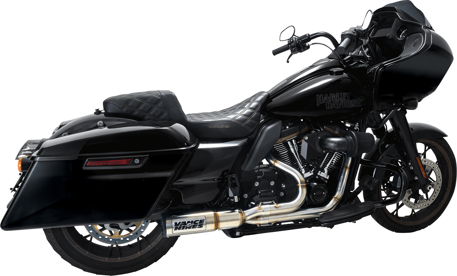 VANCE & HINES-Hi Output Exhaust System / '17-'23 Bagger-Exhaust - 2 into 1-MetalCore Harley Supply
