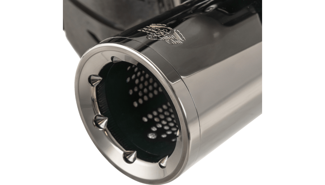 VANCE & HINES-Hi-Output Dark Chrome Slip-on Mufflers / '17-'23 M8 Bagger-Exhaust - Slip Ons-MetalCore Harley Supply