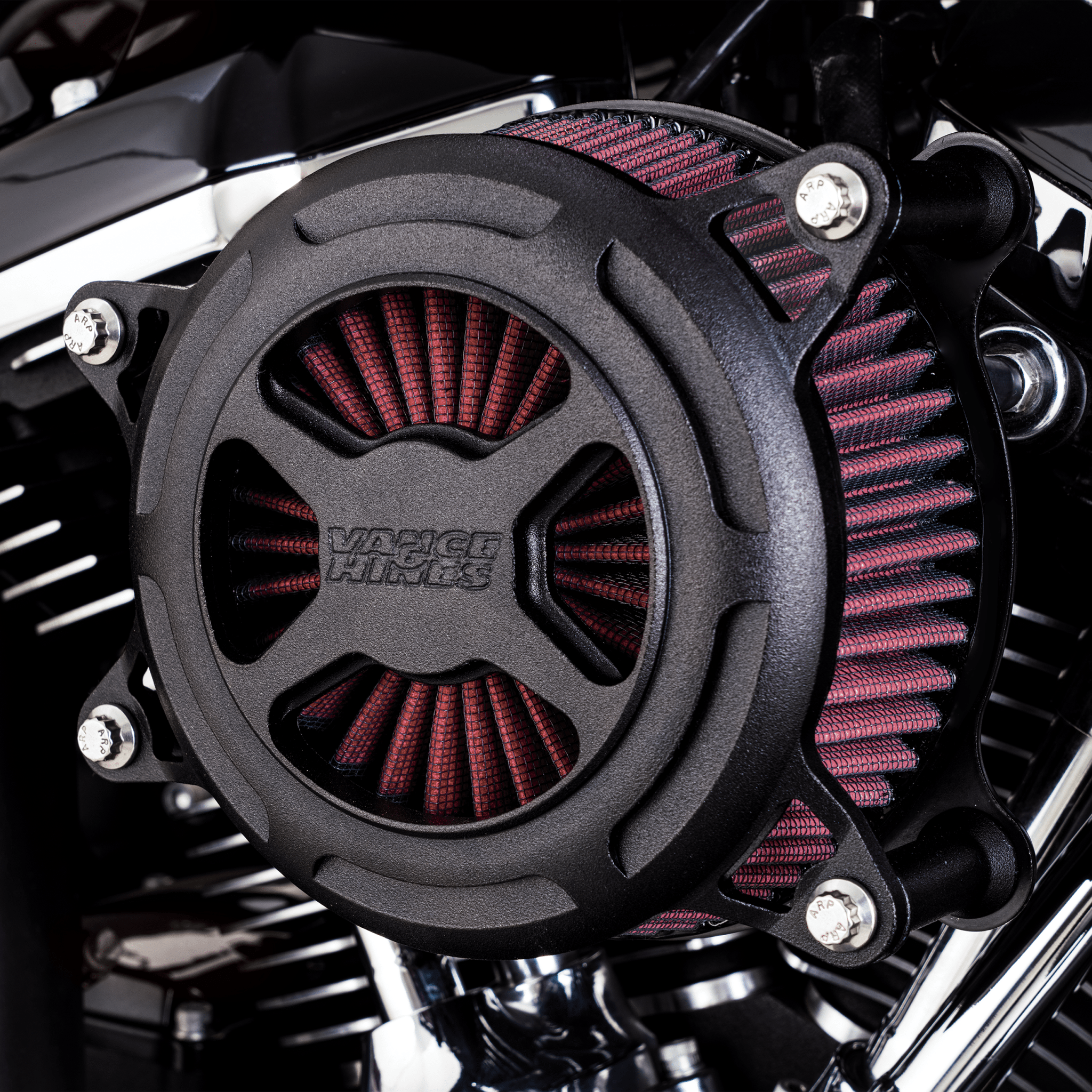 VANCE & HINES-VO2 X Air Cleaner / '17-23 Bagger | '91-'22 XL-Air Filter-MetalCore Harley Supply