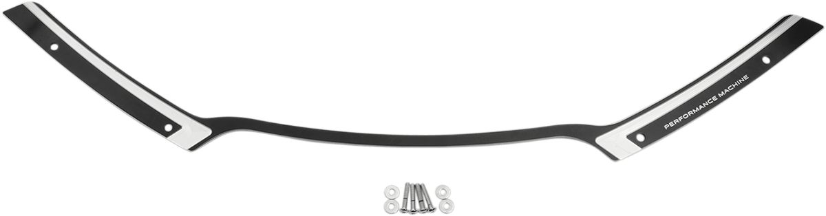 PERFORMANCE MACHINE-Windscreen Trim — Scallop / '98 and Up Bagger-Windshield Trim-MetalCore Harley Supply