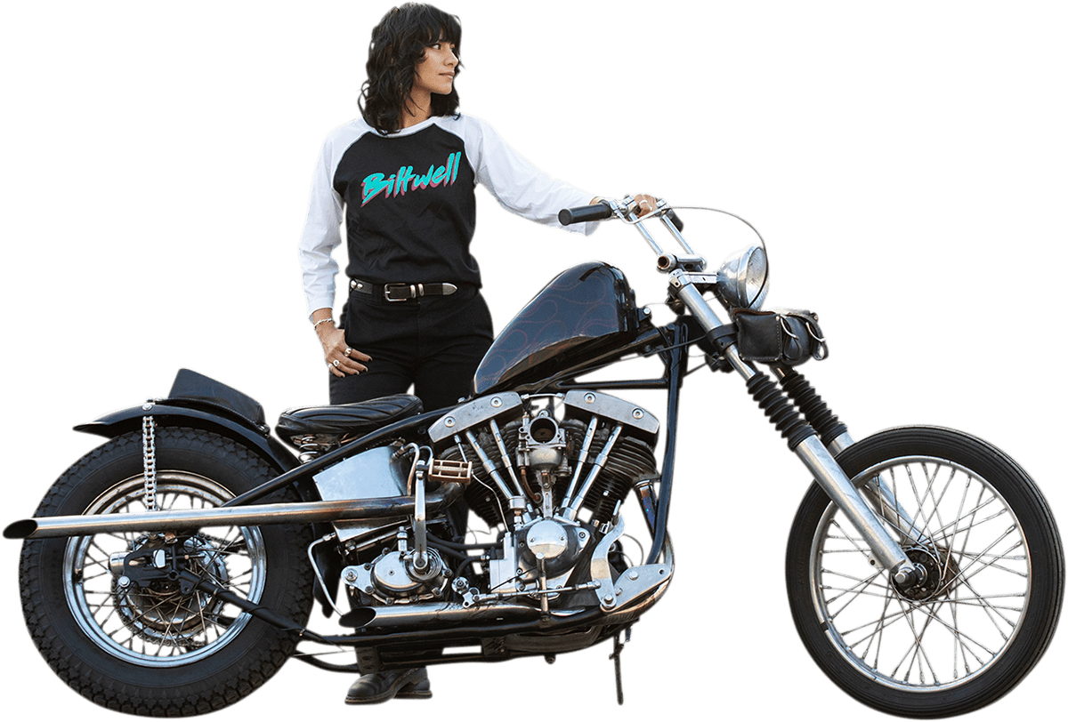 BILTWELL-Women's 1985 Raglan T-Shirt-T Shirts-MetalCore Harley Supply