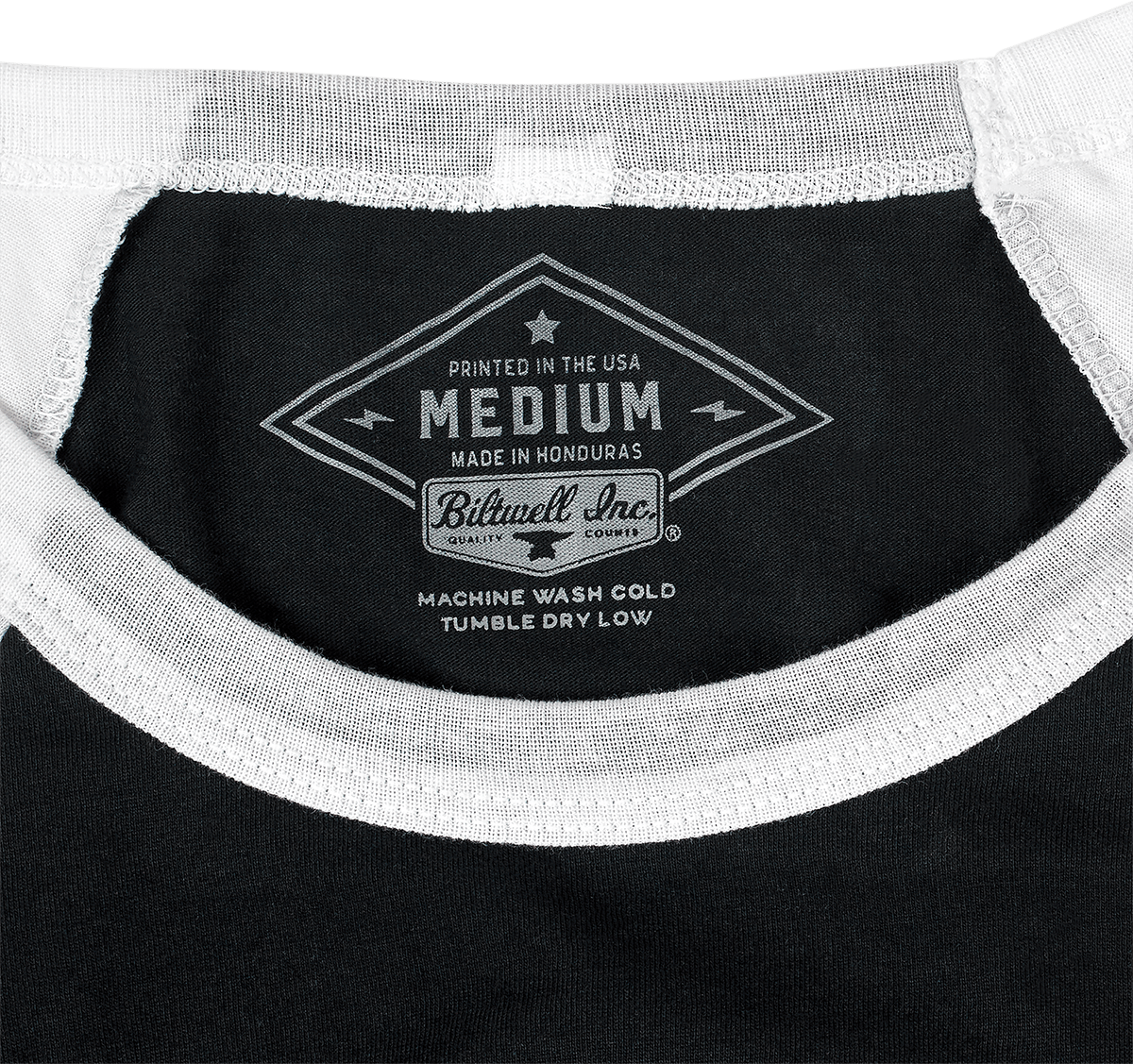 BILTWELL-Women's 1985 Raglan T-Shirt-T Shirts-MetalCore Harley Supply