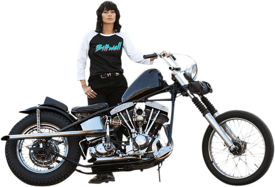 BILTWELL-Women's 1985 Raglan T-Shirt-T Shirts-MetalCore Harley Supply