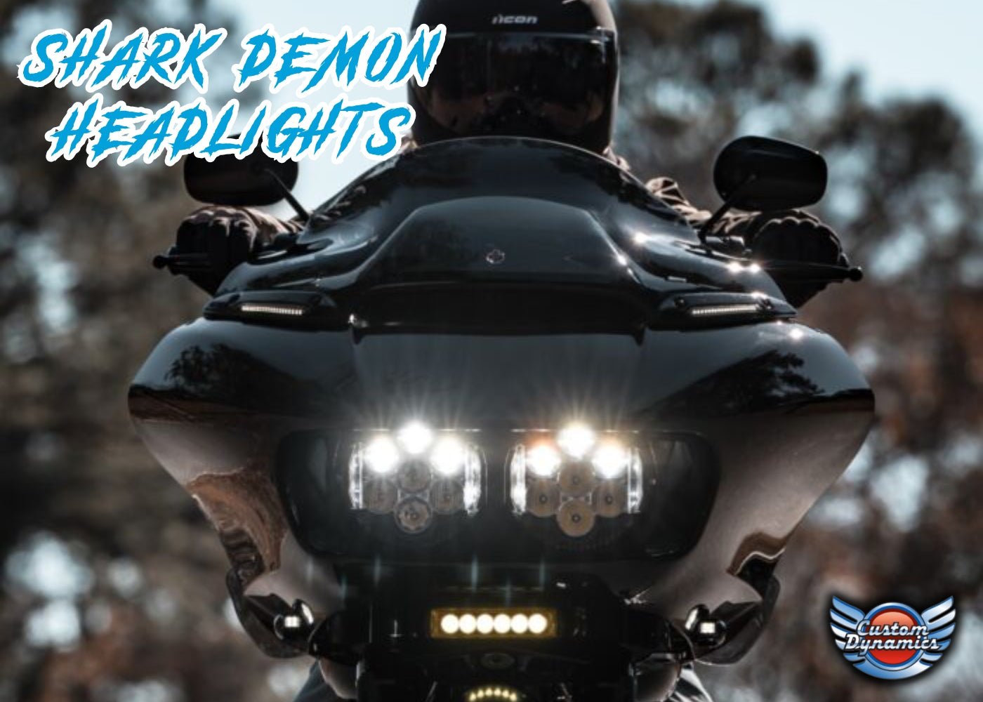 Guide to Shark Demon LED Headlights for Harley Roadglides - MetalCore Harley Supply