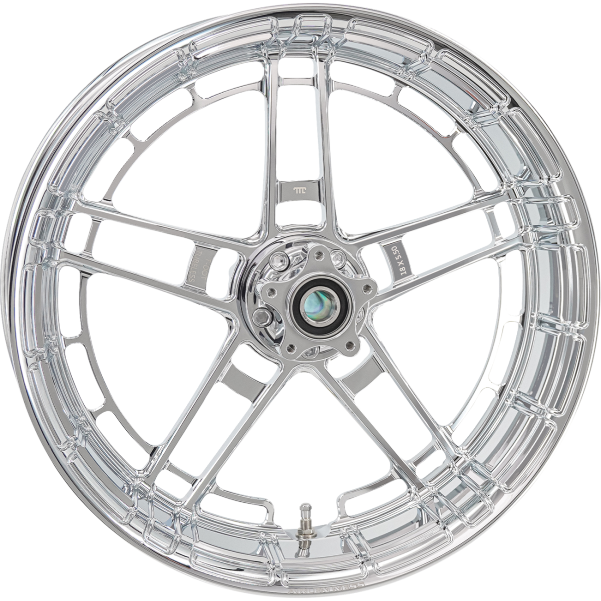 ARLEN NESS - Flatline Rear Rim 18x5.5 Chrome - Wheels - MetalCore Harley Supply