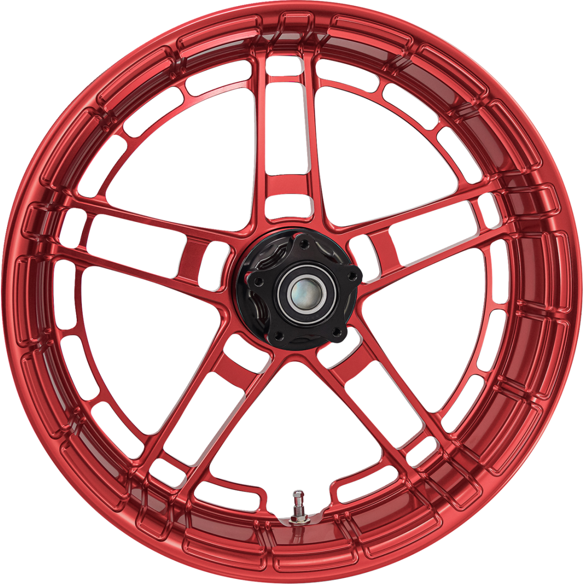 ARLEN NESS - Flatline Rear Rim 18x5.5 Red - Wheels - MetalCore Harley Supply