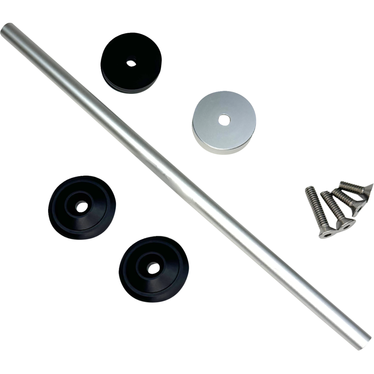 CUSTOM DYNAMICS - Front Axle Cover Kit / '18-'26 M8 Softail - Gloss Black - MetalCore Harley Supply