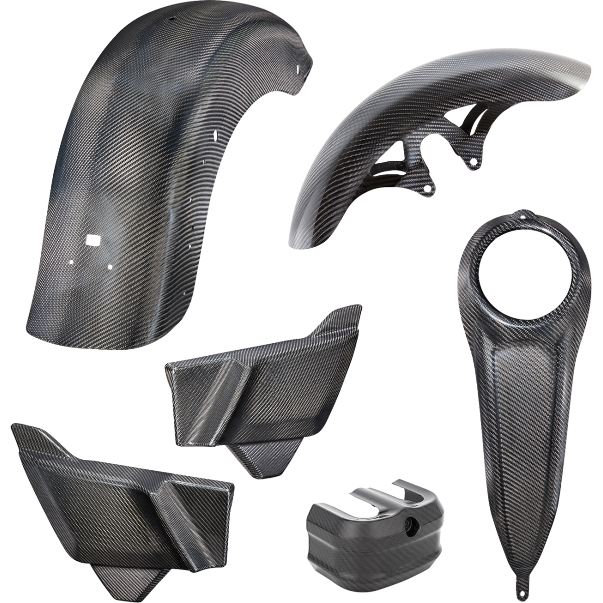 ARLEN NESS - Carbon Fiber Complete Bodywork Kit '23-'26 Touring - Fenders / Plates - MetalCore Harley Supply