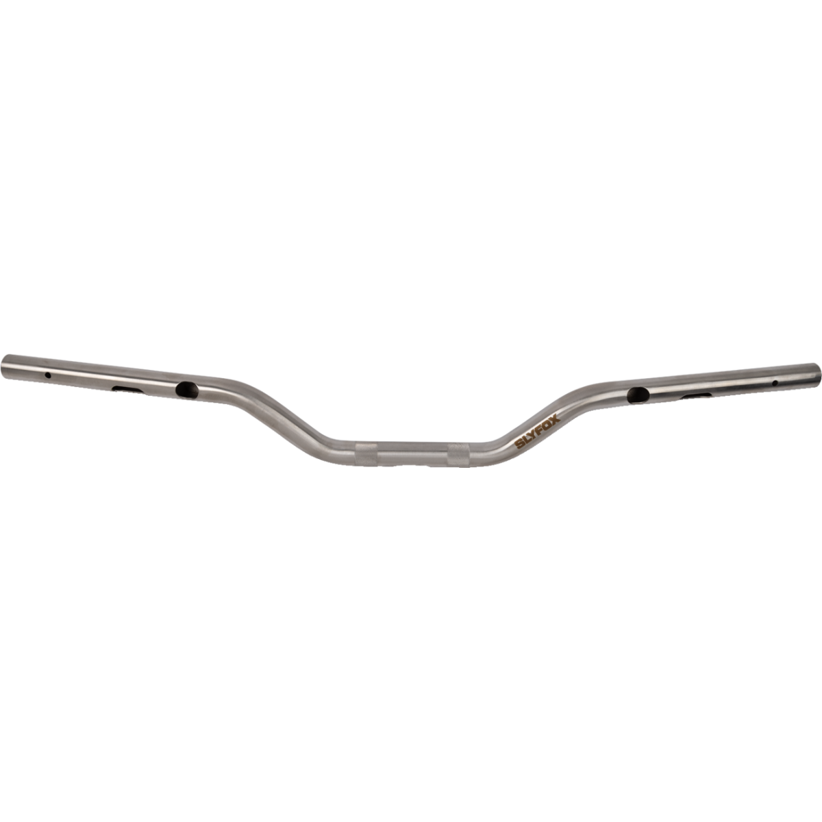 SLYFOX - 1in Motocross Handlebars - Low Bend Brushed Stainless - Handlebars - MetalCore Harley Supply