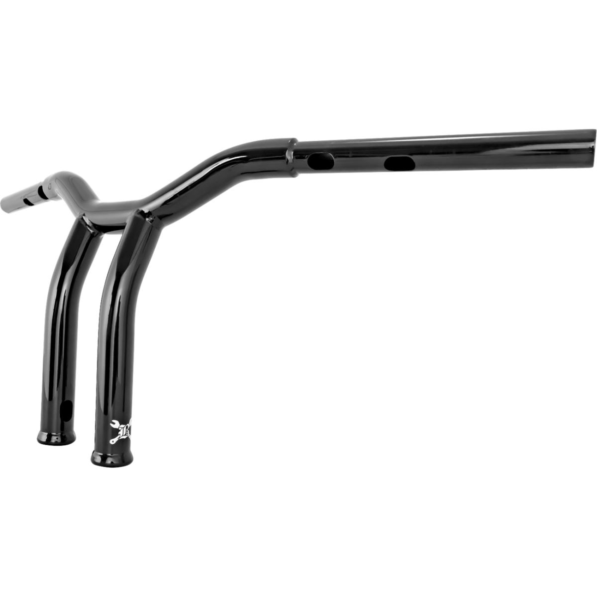 BURLY BRAND - Dominator Handlebars - Black 10" - view 2 - Handlebars - MetalCore Harley Supply